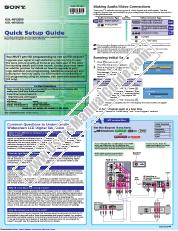 Voir KDL-40V2500 pdf Guide d'installation rapide