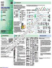 View KDL-V26XBR1 pdf Quick Setup Guide