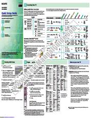 View KDS-R50XBR1 pdf Quick Setup Guide