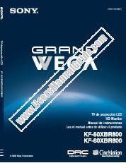 Vezi KF-60XBR800 pdf Manual de Instrucciones