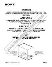 Ver KF-60DX100 pdf Precaución: desechar el material de embalaje