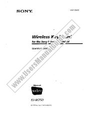 Voir KI-W250 pdf Manuel de l'utilisateur principal