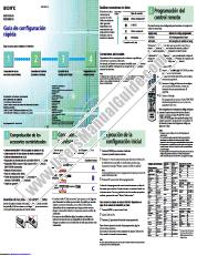 Voir KLV-S15G10 pdf Guide d'installation rapide (en espagnol)
