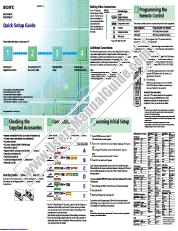 View KLV-S23A10 pdf Quick Setup Guide