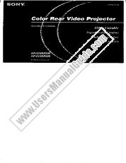 Ver KP-61XBR300 pdf Manual de usuario principal