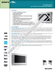 Voir KV-34HS420N pdf Spécifications de marketing