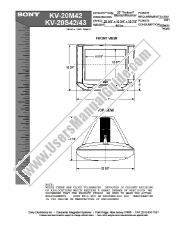 View KV-20S43 pdf Cut Sheet