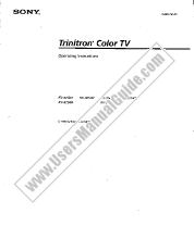 View KV-35V42 pdf Operating Instructions  (primary manual)