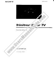 Ver KV-32XBR100 pdf Manual de usuario principal
