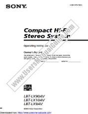 Vezi LBT-LX90AV pdf Manual de utilizare primar
