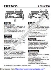 Ansicht LCH-FXA pdf Hinweis zur Verwendung von Teileradapter