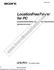 View LF-X5 pdf LFAPC1 Software Instructions