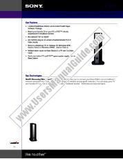 Ver LF-PK1 pdf Especificaciones de comercialización