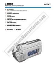 Ver M-200MC pdf Especificaciones de comercialización