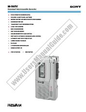 Ver M-560V pdf Especificaciones de comercialización