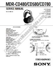 Ansicht MDR-CD780 pdf Betriebsanleitung (primäres Handbuch)
