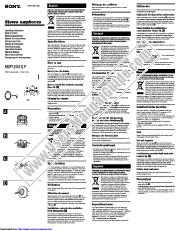 View MDR-EX51LP pdf Operating Instructions