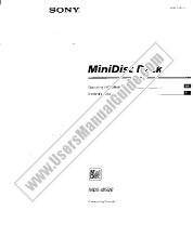 Voir MDS-JB920 pdf Manuel de l'utilisateur principal
