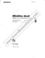 Vezi MDS-JE320 pdf Manual de utilizare primar
