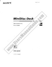 Ver MDS-JE520 pdf Manual de usuario principal