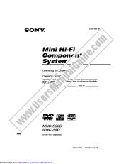 View MHC-S9D pdf Operating Instructions