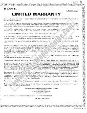 Voir MPK-WA pdf Garantie limitée