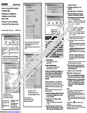 Ver MSAC-PC2 pdf Notas: uso del adaptador de tarjeta de PC para Memory Stick