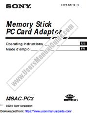 Voir MSAC-PC3 pdf Mode d'emploi (manuel primaire)