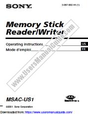 Ver MSAC-US1A pdf Manual de usuario principal