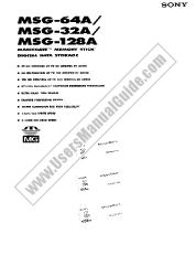 Voir MSG-128A pdf Spécifications de marketing