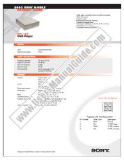 Ver MV-7101DS pdf Especificaciones de comercialización
