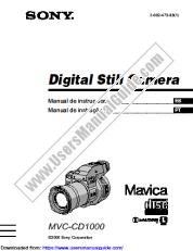 Voir MVC-CD1000 pdf Manual de instrucciones