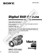 Vezi MVC-CD1000 pdf Instrucțiuni de operare (manual primar)