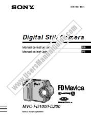 Ansicht MVC-FD200 pdf Bedienungsanleitung (Spanisch und Portugiesisch)