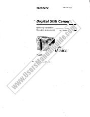 Ver MVC-FD81 pdf Instrucciones de funcionamiento (manual principal)