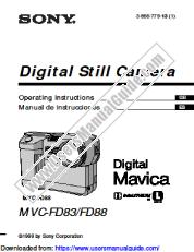 View MVC-FD83 pdf Manual de instrucciones  (English/Espanol)