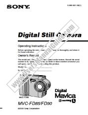 Ver MVC-FD85 pdf Instrucciones de funcionamiento (manual principal)