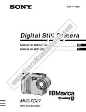 Ansicht MVC-FD87 pdf Bedienungsanleitung (Spanisch und Portugiesisch)