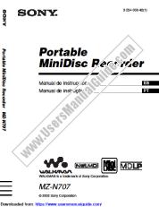View MZ-N707 pdf Manual de instrucciones