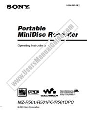 Visualizza MZ-R501 pdf Manuale dell'utente principale