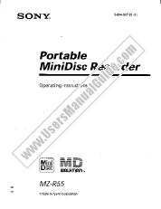 View MZ-R55 pdf Operating Instructions