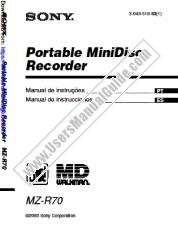 Ver MZ-R70 pdf manual de instrucciones
