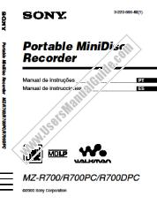Ver MZ-R700 pdf manual de instrucciones