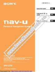 Vezi NV-U70 pdf Ghid de pornire rapidă (limba engleză / spaniolă / franceză)