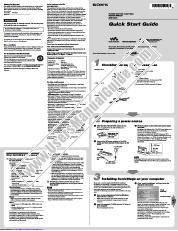 Ver NW-HD1 pdf Guía de inicio rápido