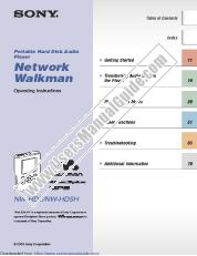 Voir NW-HD5 pdf Mode d'emploi (en anglais)