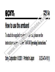 Ver NW-S4 pdf Cómo usar el suplemento de brazalete