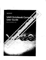 Ver PCG-735 pdf Manual de usuario principal