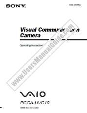 Ver PCGA-UVC10 pdf Instrucciones de operación