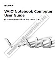 View PCG-F270 pdf Primary User Manual